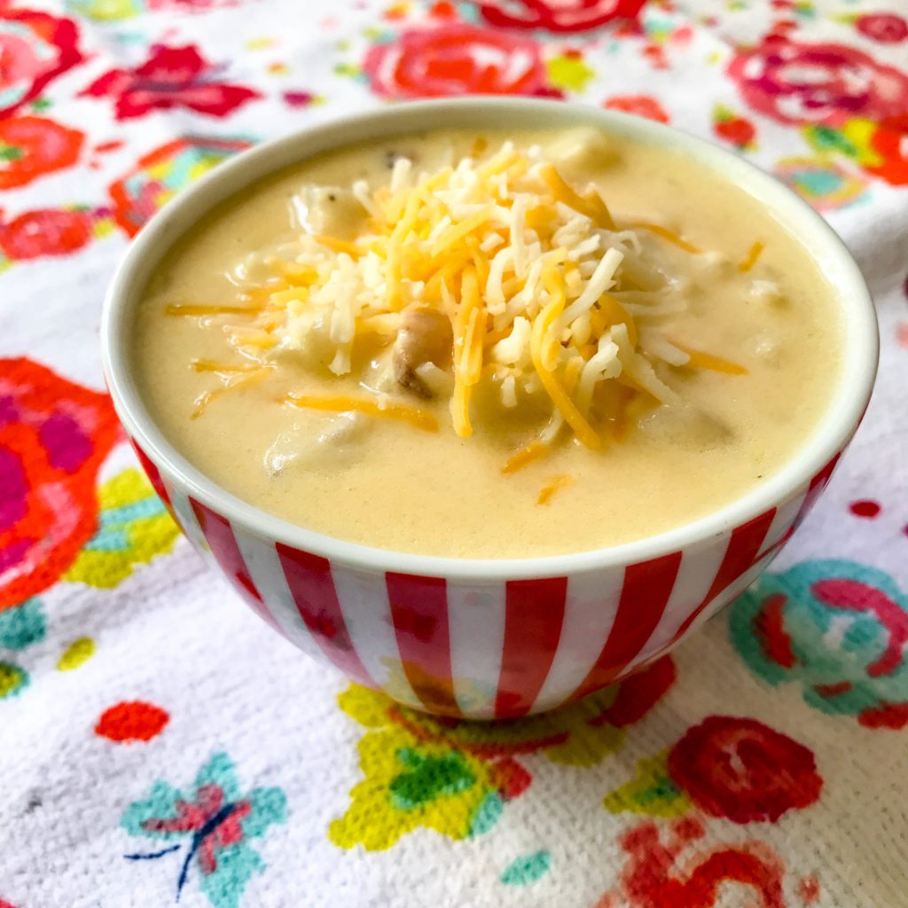 10 minute Baked Potato Soup-3