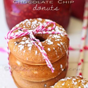 Raspberry Chocolate Chip Mini Donuts thumbnail