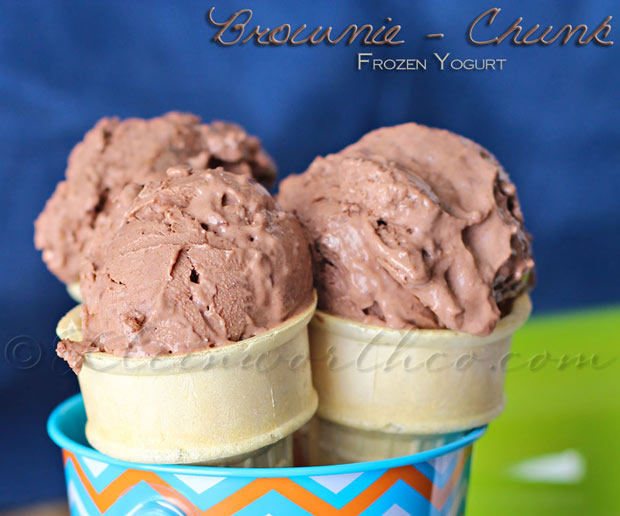 Brownie Chunk Frozen Yogurt