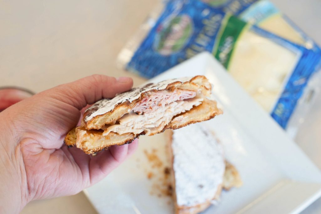 Donut Monte Cristo Grilled Cheese-1