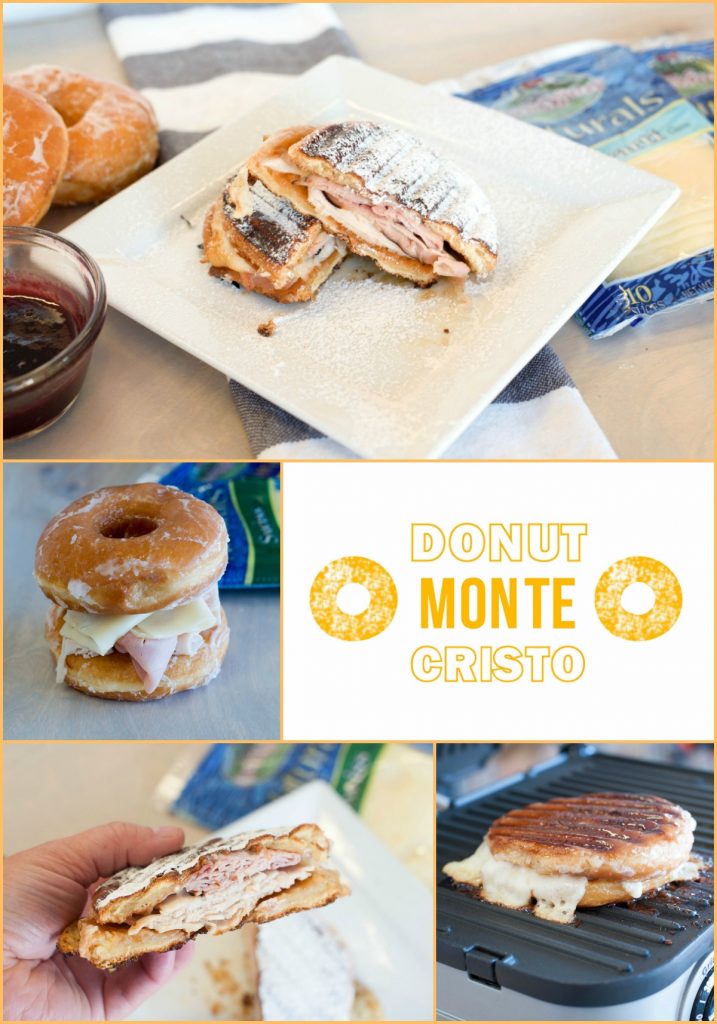 Donut Monte Cristo Grilled Cheese Sandwich