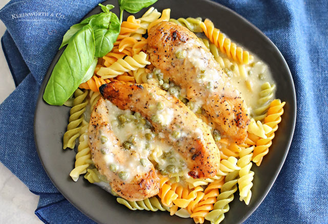 Grilled Chicken Piccata