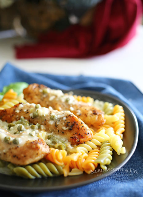 Grilled Chicken Piccata