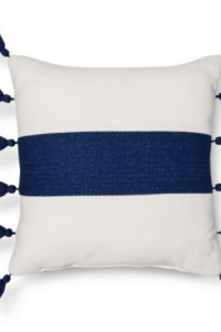 Navy Blue, Pink and Teal Living Room Pillow Details
