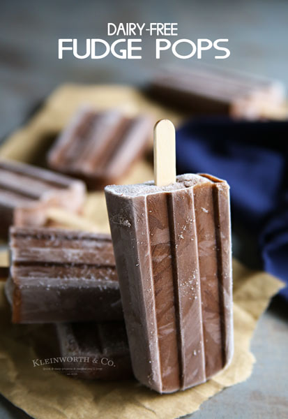 Dairy Free Fudge Pops