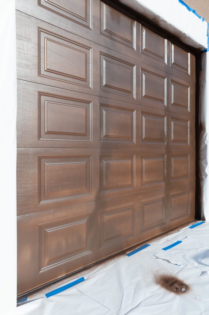 How to paint a garage door tutorial-21