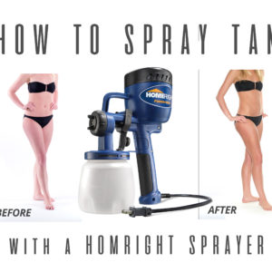 DIY Spray Tan with a PAINT SPRAYER! thumbnail