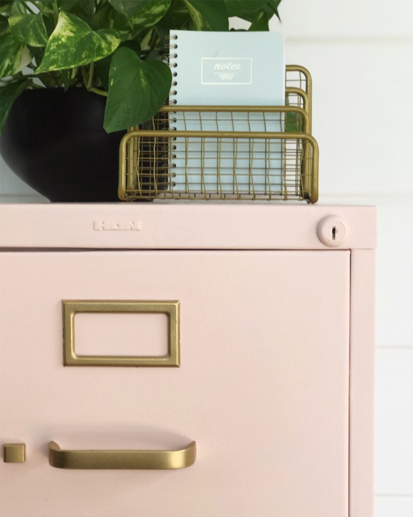 Chalk Painted Filing Cabinet Makeover All Things Thrifty