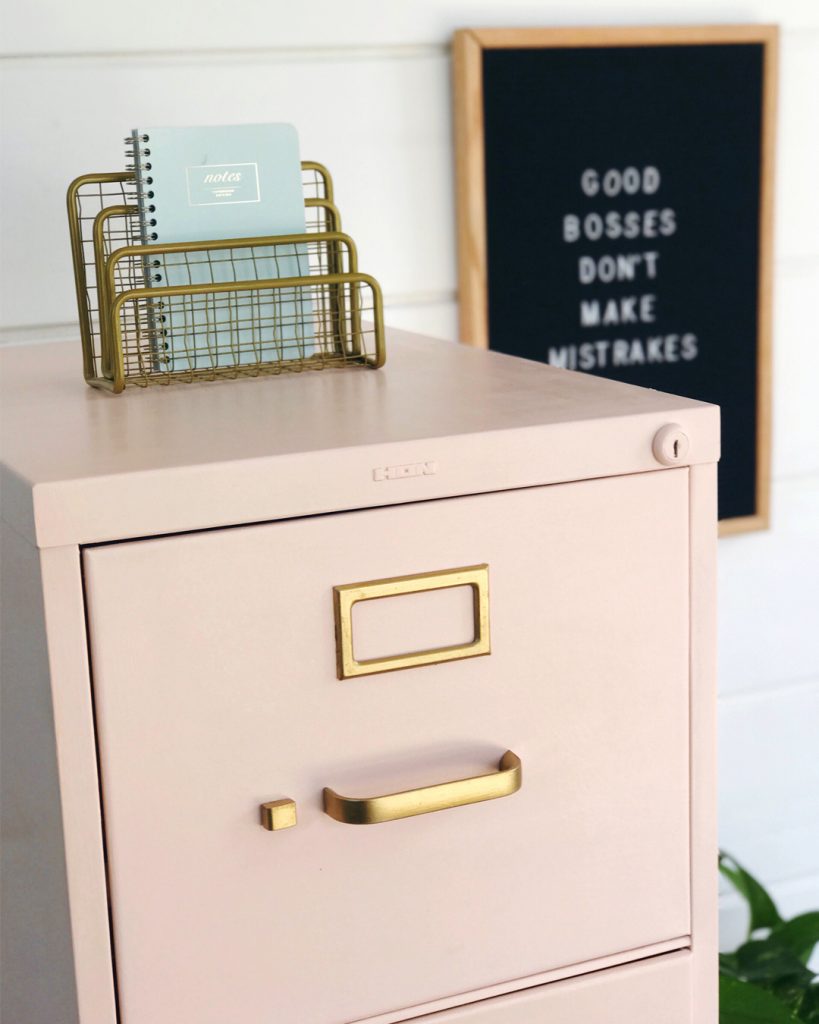 Chalk Painted Filing Cabinet Makeover All Things Thrifty