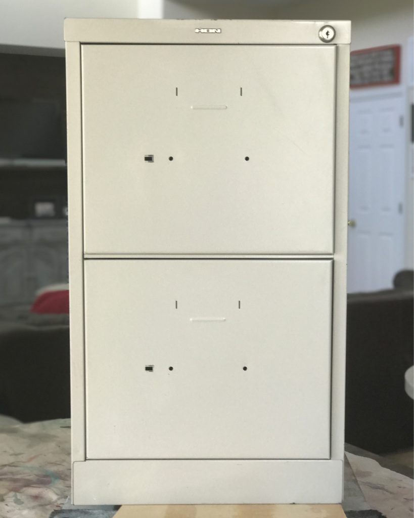 Chalk Painted Filing Cabinet Makeover All Things Thrifty