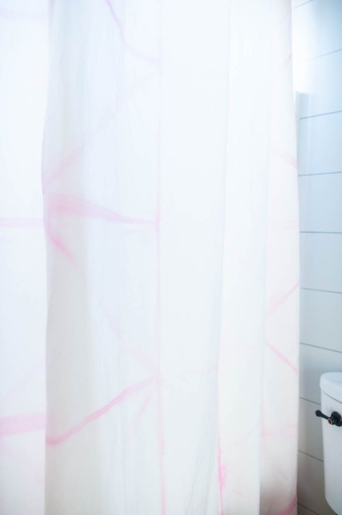 Grey and White Bathroom Renovation with Hex Tile and Shiplap-18