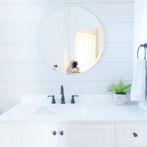 Grey and White Bathroom Renovation Reveal thumbnail