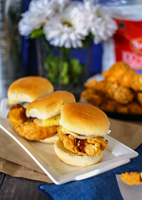 Hawaiian Chicken Sliders