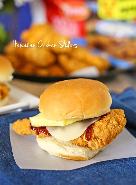 Hawaiian Chicken Sliders