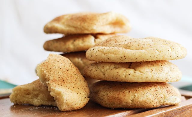 White Chocolate Snickerdoodle Cookies