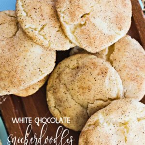 White Chocolate Snickerdoodle Cookies thumbnail