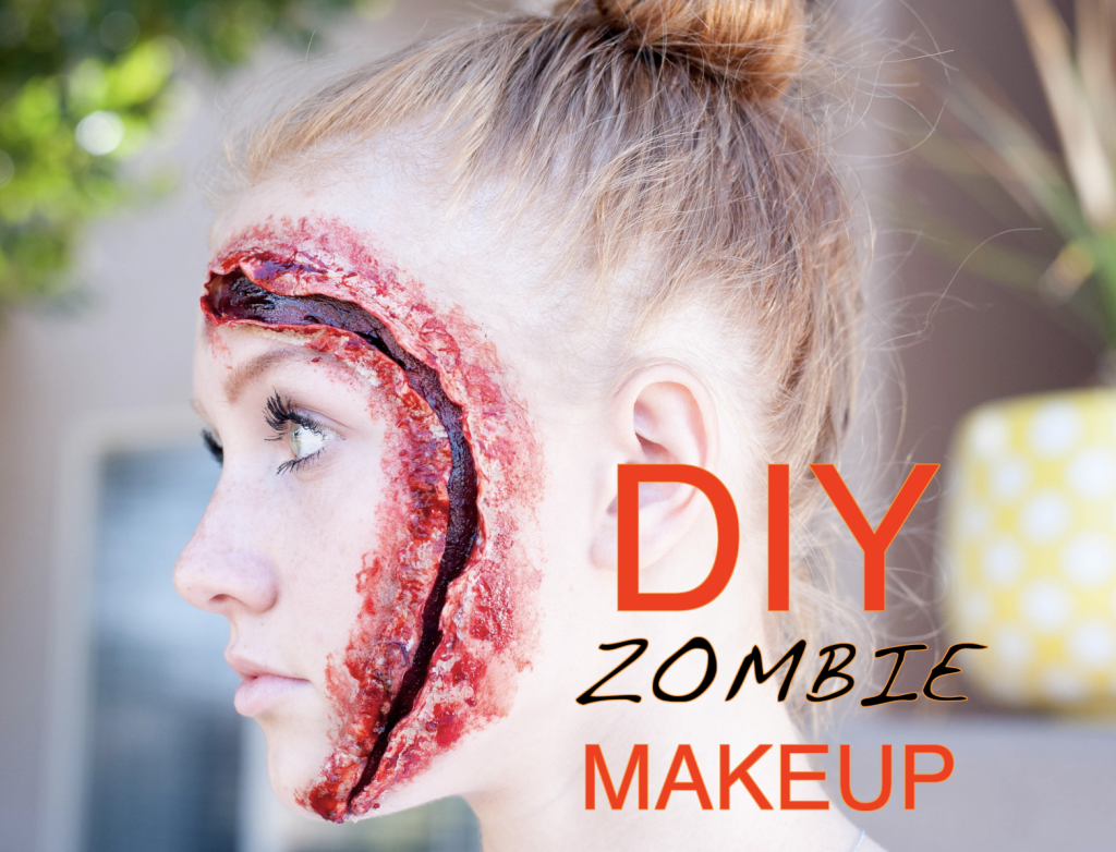 DIY Zombie Makeup Tutorial All Things Thrifty