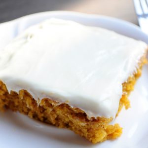 Yummy Pumpkin Bars with Cream Cheese Frosting thumbnail
