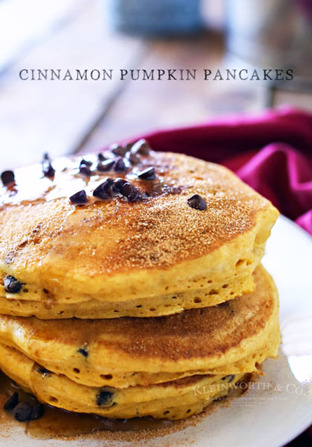 Cinnamon Pumpkin Pancakes