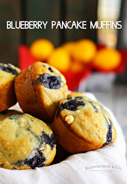 Blueberry Pancake Muffins