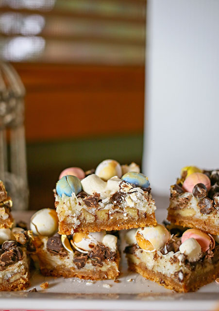 Cadbury Egg Magic Bars