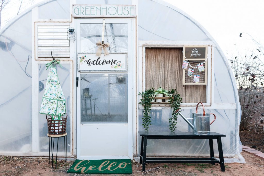 decorate your greenhouse! 