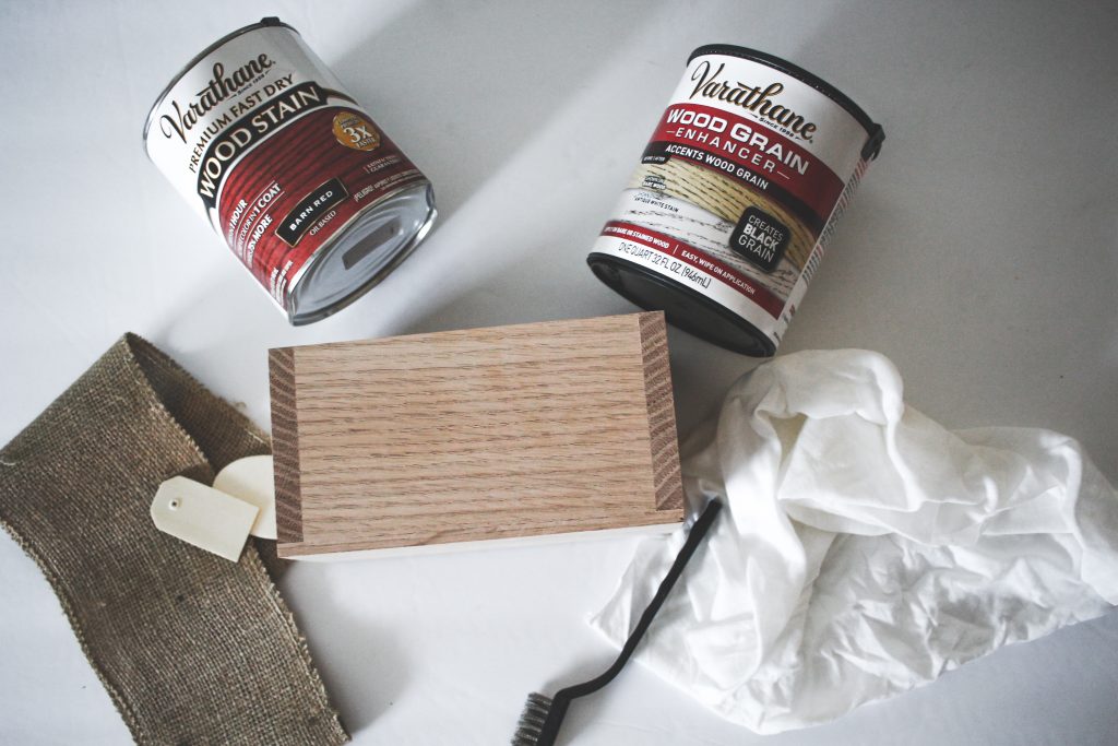 Rustoleum hosted a fun challenge that I was honored to be a part of and I wanted to show you the process as well as some tips and tricks about using stain and wood grain enhancer!