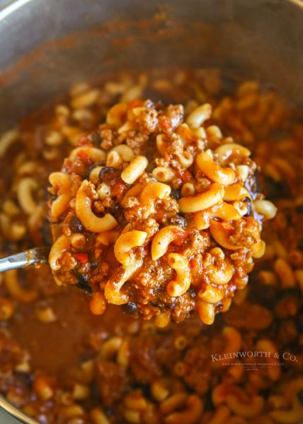 Beef Macaroni Soup