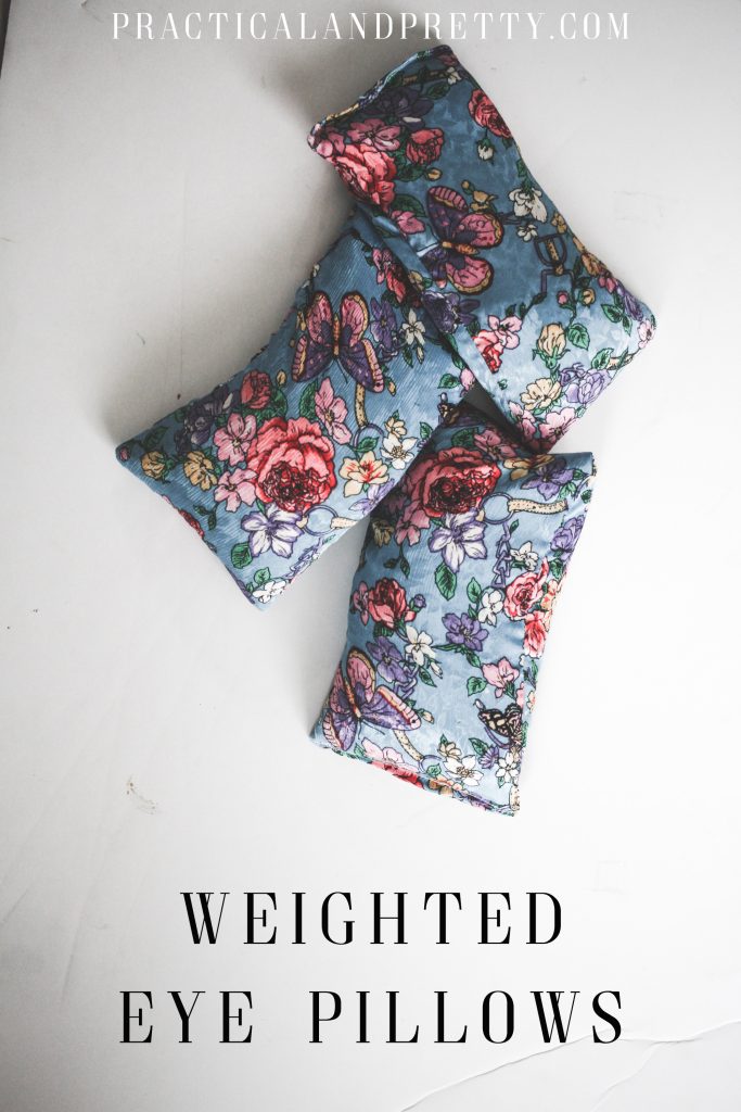 These weighted eye pillows will make any room in your home feel like a spa. You can add any scent you love as well!
