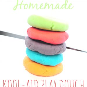 Easy Homemade Play Dough using Kool Aid thumbnail