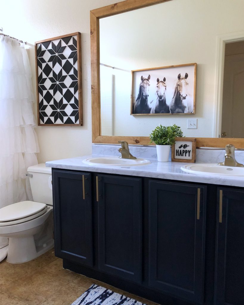 Bathroom Makeover Phase One All Things Thrifty