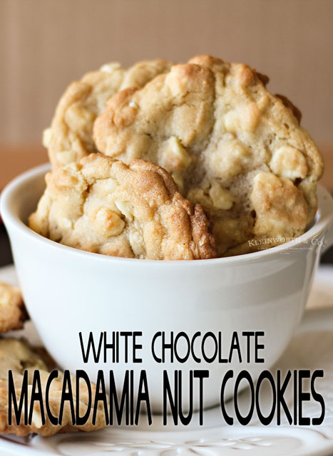 White Chocolate Macadamia Nut Cookies