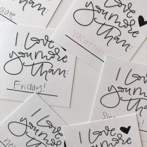 FREE PRINTABLE – Customizable Love Notes thumbnail