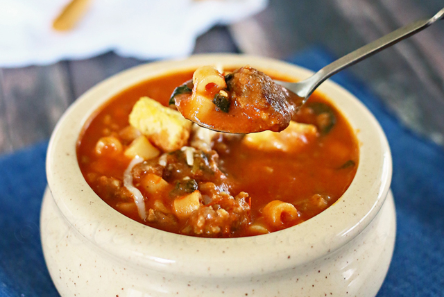 Ditalini & Sausage Soup