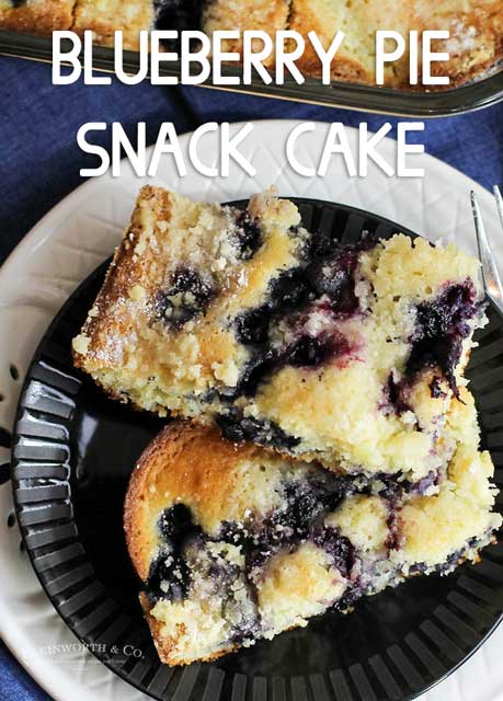 Blueberry Pie Snack Cake