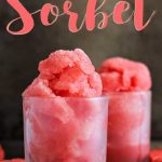 Watermelon Lemon Sorbet