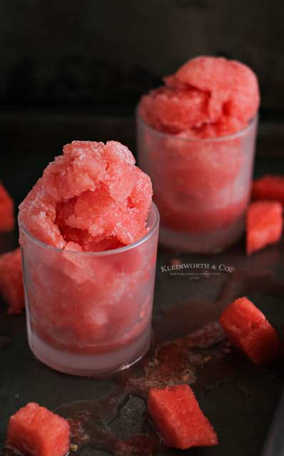 Watermelon Lemon Sorbet recipe