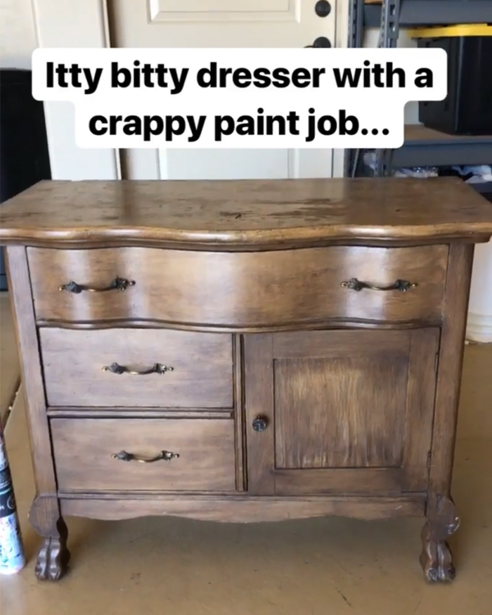 How To White Wash A Dresser With Chalk Paint All Things Thrifty