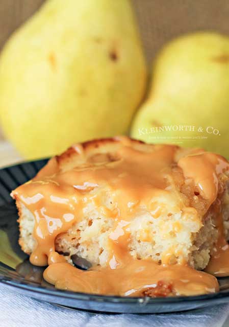 Caramel Pear Breakfast Cake