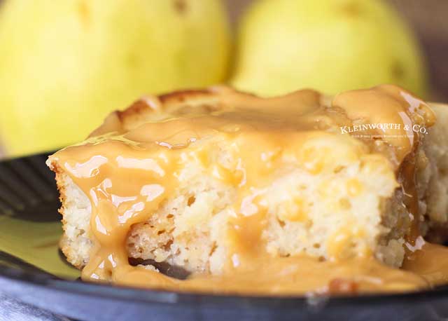 Caramel Pear Breakfast Cake