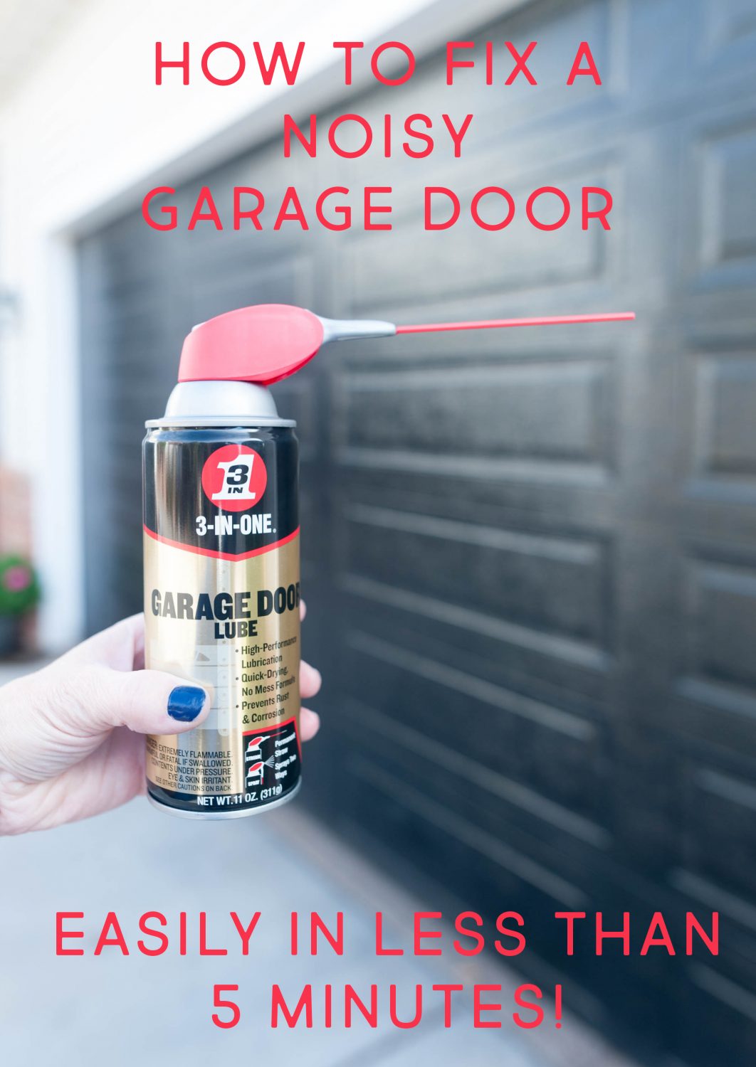 How to fix a noisy garage door easily