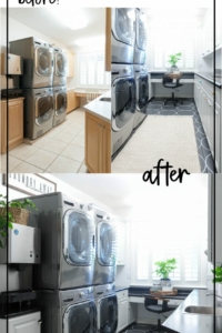 Inexpensive Laundry Room Renovation Reveal!