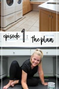 Laundry Room Renovation Series: Episode 1 THE BEFORE and THE PRODUCTS