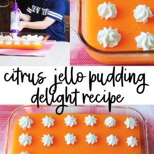 Citrus Jello Pudding Delight! {Lemon and Orange} thumbnail